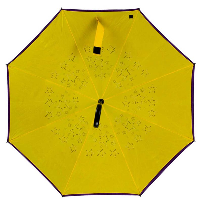 Женский зонт трость наоборот