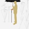 Зонт трость ортопедическая для ходьбы