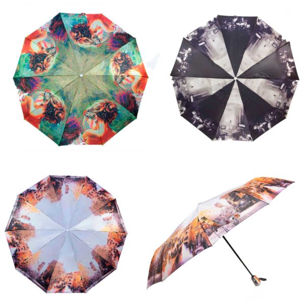 Женские зонты сатин