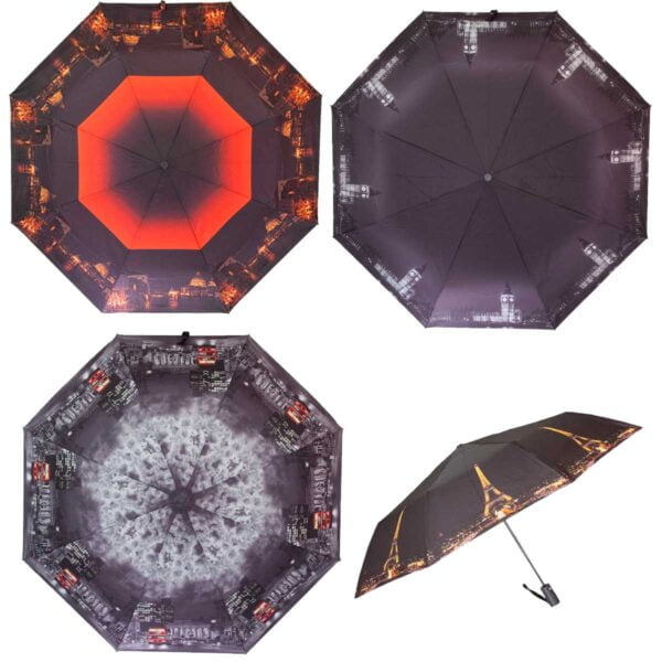 Зонты полуавтомат с городами