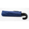 Зонт полуавтомат ручка-крюк синего цвета