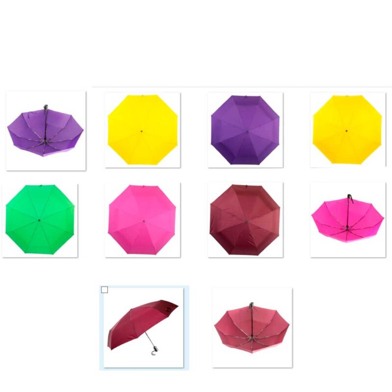 Женские зонты однотонный полный автомат